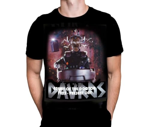 Image of WSH - Davros: Enemy of the Doctor - Who Fan Merchandise Men's Black T-Shirt