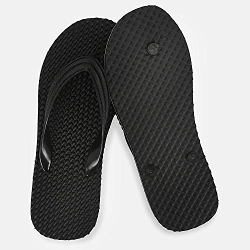 Image of Solefit Men's Black Slippers-9 UK (43 EU) (SLFT-0086)