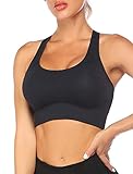 1. Der Sport-BH die nahtlosen extraflachen Kanten, um das Scheuern während des Trainings zu minimieren. Der breiterer Saum und Träger kann effektive Unterstützung und Kompressionen für Muskeln bieten und Muskel Müdigkeit reduzieren. Der Bustier schützt Brüste gegen Senkung und Verformung.