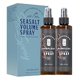 Hairplexx Sea Salt Volume Hair Spray for both Men and Women, Natural Thick and Volumizing Hair Look with Matte Finish and Natural Hold, Paraben Free (6.76 Fl Oz (Pack of 2), Ocean Fresh)
