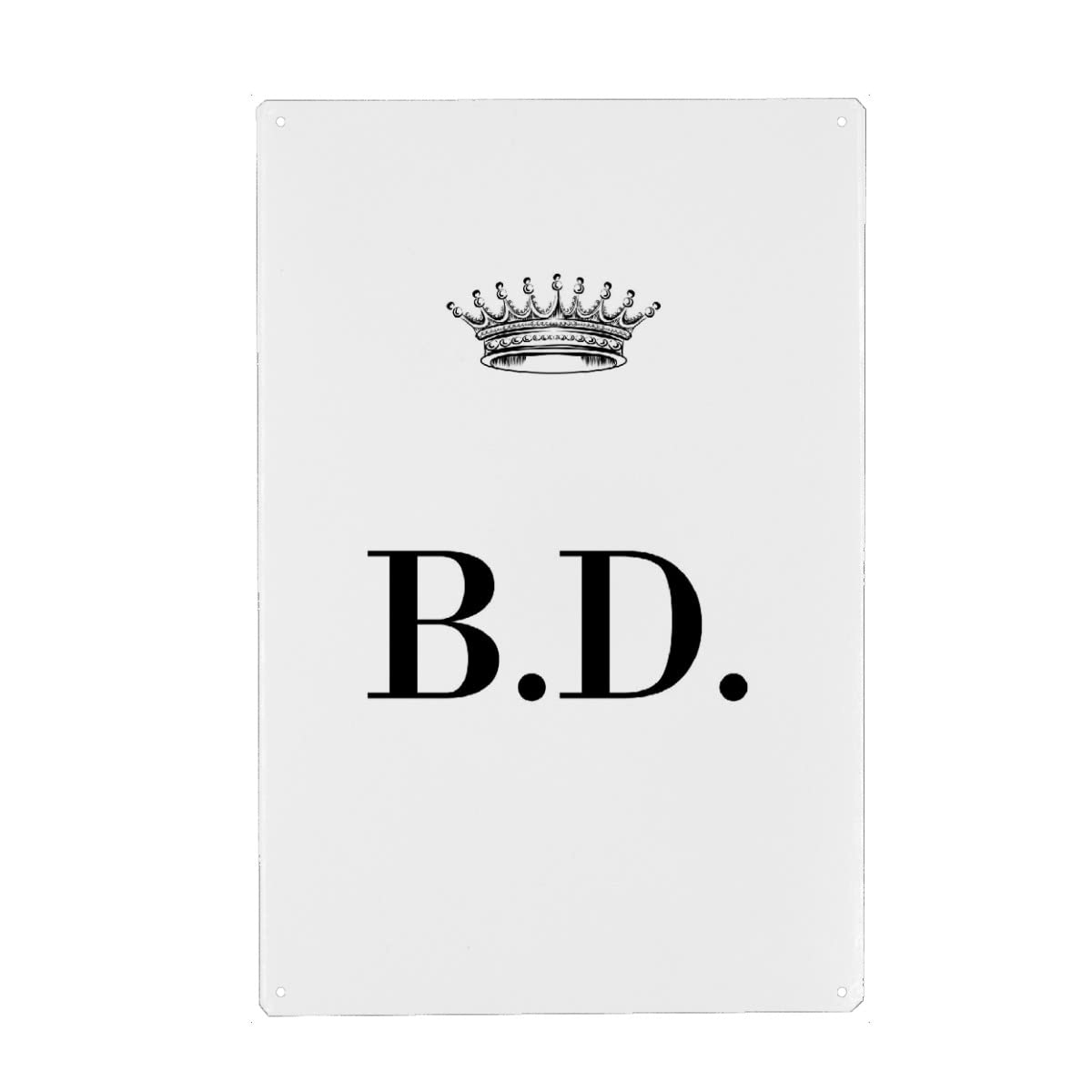 artboxONE Metall-Poster 40x60 cm Schwarzweiß Queen BD von Künstler AB1 Edition