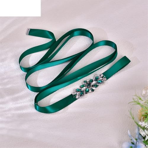 Rhinestones Belt Women's Bridal Wedding Belt For Evening Gown Graduation Party Dress Accessories3