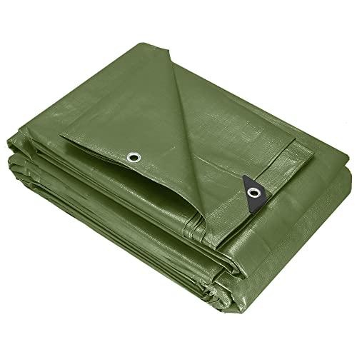 GT Garden – Stabile PE-Gewebeplane 3x4m, Grau, 200g/m² – Wasserdicht & UV-beständig