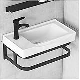 Lavabo Portatil Lavabo Pequeño Con Mueble Lavamanos Ceramica Para Baño, Size :