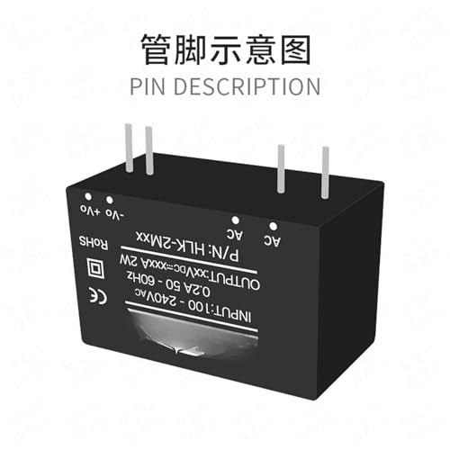 Módulo AC/DC 220V a 12V 2W fuente de alimentación aislada mini 2
