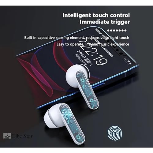 Like Star Store Like Star Butterfly TWS Wireless Earbuds White - Image 6