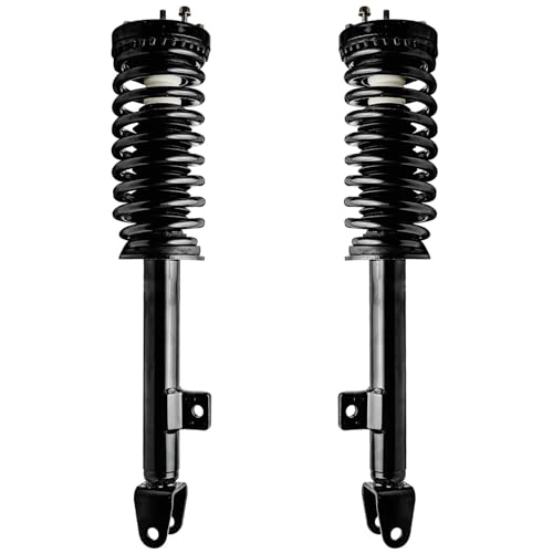 Image of Detroit Axle - 12pc RWD Front End Kit for Chrysler 300 Dodge Charger Magnum, 6 Lower & Upper Control Arms 2 Lower Ball Joints 2 Struts 2 Rear Shock Absorbers 2005 2006 2007 2008 2009 2010 Replacement
