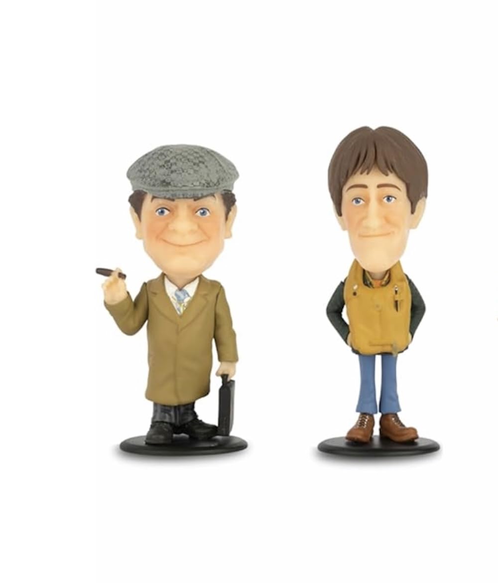 Sporting Profiles Only Fools and Horses To Hull and Back Mini Bobblehead Set 2 Piece Gift Box Featuring Del Boy, Rodney, 3 inches