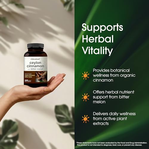 NatureBell Organic Ceylon Cinnamon Complex