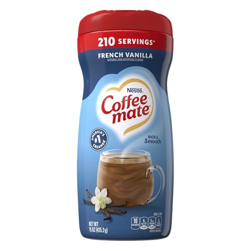 Coffee-mate French Vanilla Powdered Coffee Creamer, 15-Ounce Packages (Pack of 6)
