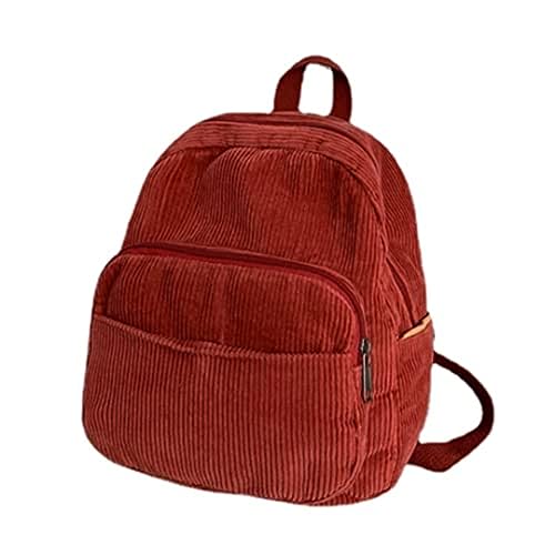 Mini Backpack Cute Mini Backpacks Cute Backpack Aesthetic Backpack Kawaii Backpack for School with Kawaii Accessories (Red-A)