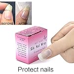 1 Roll Nail Repair Fiberglass Silk Wrap Self Adhesive Anti Damage DIY Strong Protect Reinforce Extension Sticker,Nail Repair Reinforce Nail Protector Nail Art Tool for Home Use or Salon - Image 3