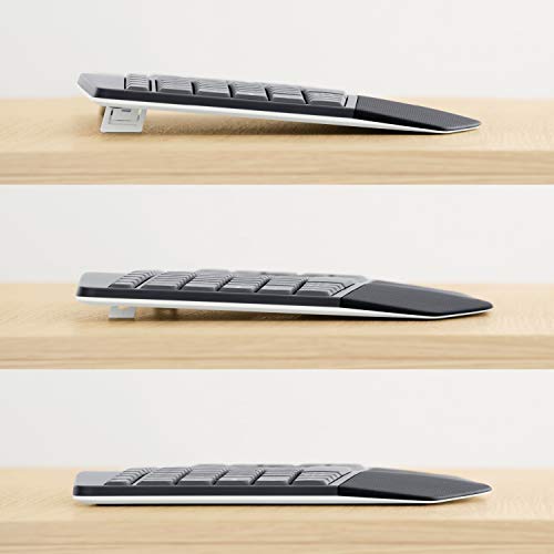 Logitech MK850 Performance Kabelloses Tastatur-Maus-Set, Bluetooth, 2.4 GHz Verbindung via USB-Empfänger, 24 bis 36-Monate Akkuleistung, Handballenauflage, Deutsches QWERTZ-Layout, Schwarz – Bild 7