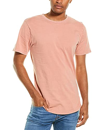 ZGY DENIM Mens Zee Crewneck T-Shirt, S, Pink
