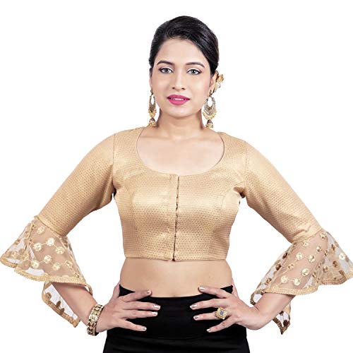 Image of Biyu Being With You Women's Art Silk Saree Blouse