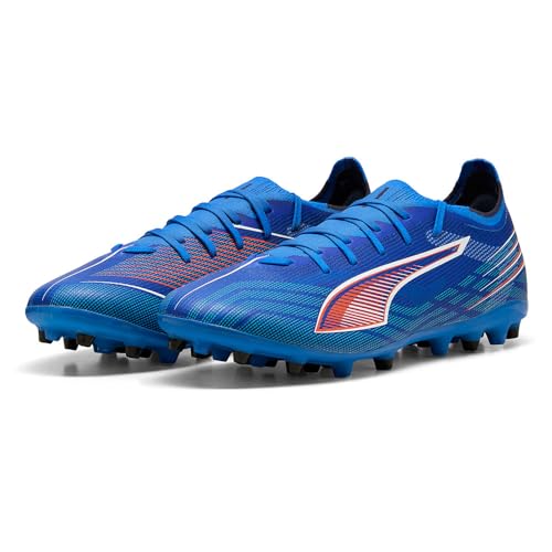 PUMA Zapatillas Unisex Ultra 6 Match MgSoccer, Ultra Blue Puma White Glowing Red, 43 EU