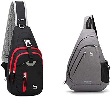 Kimlee OIWAS One Strap Backpack for Men Large Single Strap Backpack Mini Sling Bag Crossbody Shoulder Daypack for Boys Women