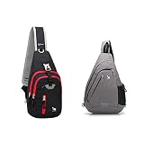 Kimlee OIWAS One Strap Backpack for Men Large Single Strap Backpack Mini Sling Bag Crossbody Shoulde