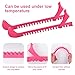 Ice Skate Guards, Ice Skate Covers Hockey Skate Guards Hockey Skate Guards Figure Skating, Adjustable Skate Guards Ice Hockey Skate Accessories for Kids Adults Ice Skating, Figure Skates, (Pink)