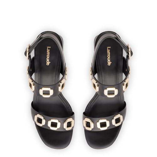 Milan Sandal In Black Leather3
