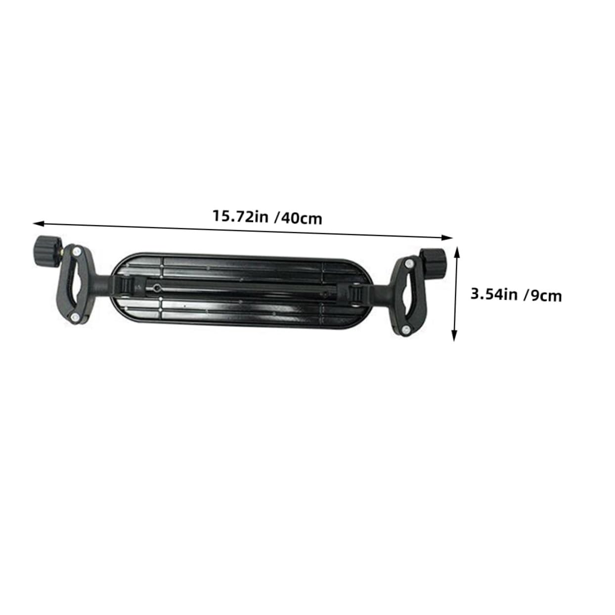 Marchepied D'extension de Poussette Réglable pour Bébé, Support Pieds | Plastique Noir, Surface Lisse, Retrait Facile, Usage Solide, pour Poussettes et Nacelles