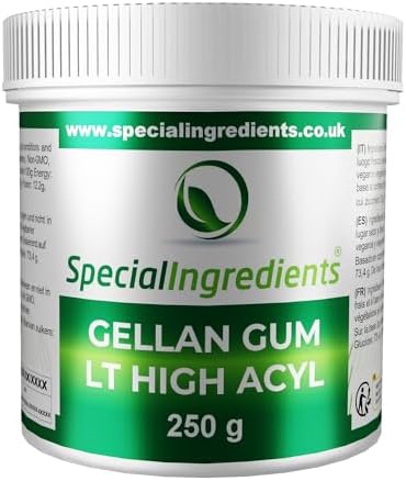 Gellan Gum High Acyl 250g Premium Quality Powder Non-GMO, Gluten Free โ Recyclable Container