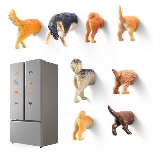 Imanes Decorativos de Traseros de Perro, Pack 8 Unidades miniatura 1