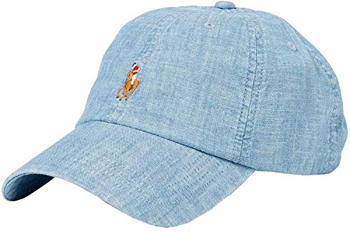 Polo Ralph Lauren Herren Chambray Denim Baseball Cap Blau - Blau -...