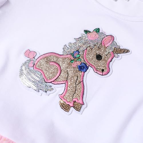 Girls Tulle Dresses Toddler Ruffle Sleeve Sparkle Tutu Dress Kids Clothes Party Gifts Outfits2