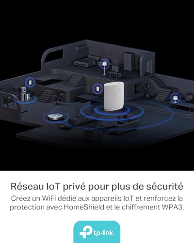 Routeur Wi Fi TP Link Archer BE450 7200 Mbps 10 Gbit/ WANLAN Wi Fi 7 Contrôle parental - vue 10