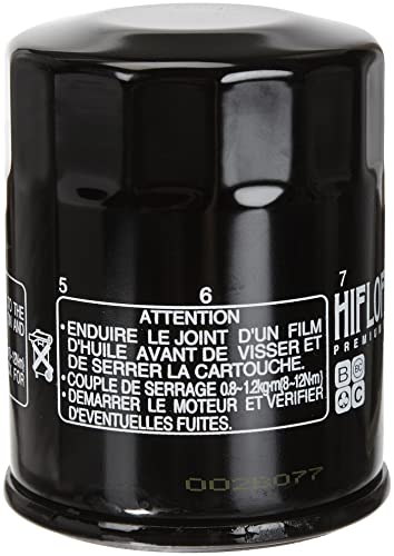 Filtre à huile HF148 noir HifloFiltro une pièce de haute précision - 2