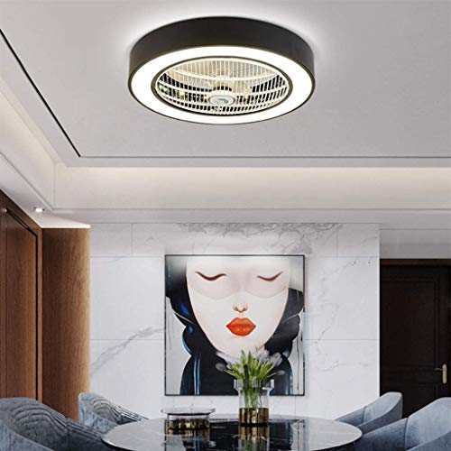 Ventilateur de plafond invisible pour chambre avec éclairage LED discret
