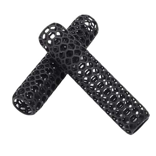 Naroote Puños para Manillar de Bicicleta, Agarre Ergonómico Transpirable Impreso en 3D, Mangos Cómodos con Textura Antideslizante, Ideal para BMX, Montaña, Crucero de Playa, Scooter y Bicicleta