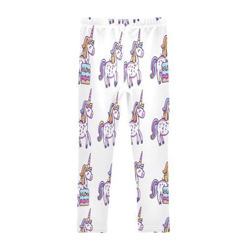 Toddler Girls Leggings Printed Yoga Pants Leggings Unicorn Seamless for Kids2