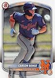 2025 Bowman Draft #BD-138 Carson Benge