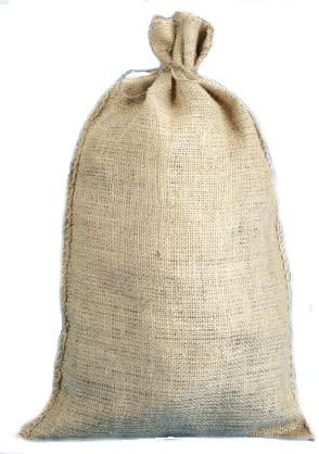 14" X 26" Burlap Bags with Drawstring - Lot of 20