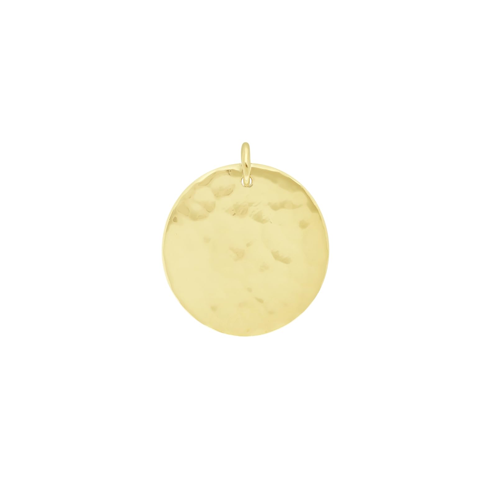 Médaille martelée 20 mm en Plaqué Or