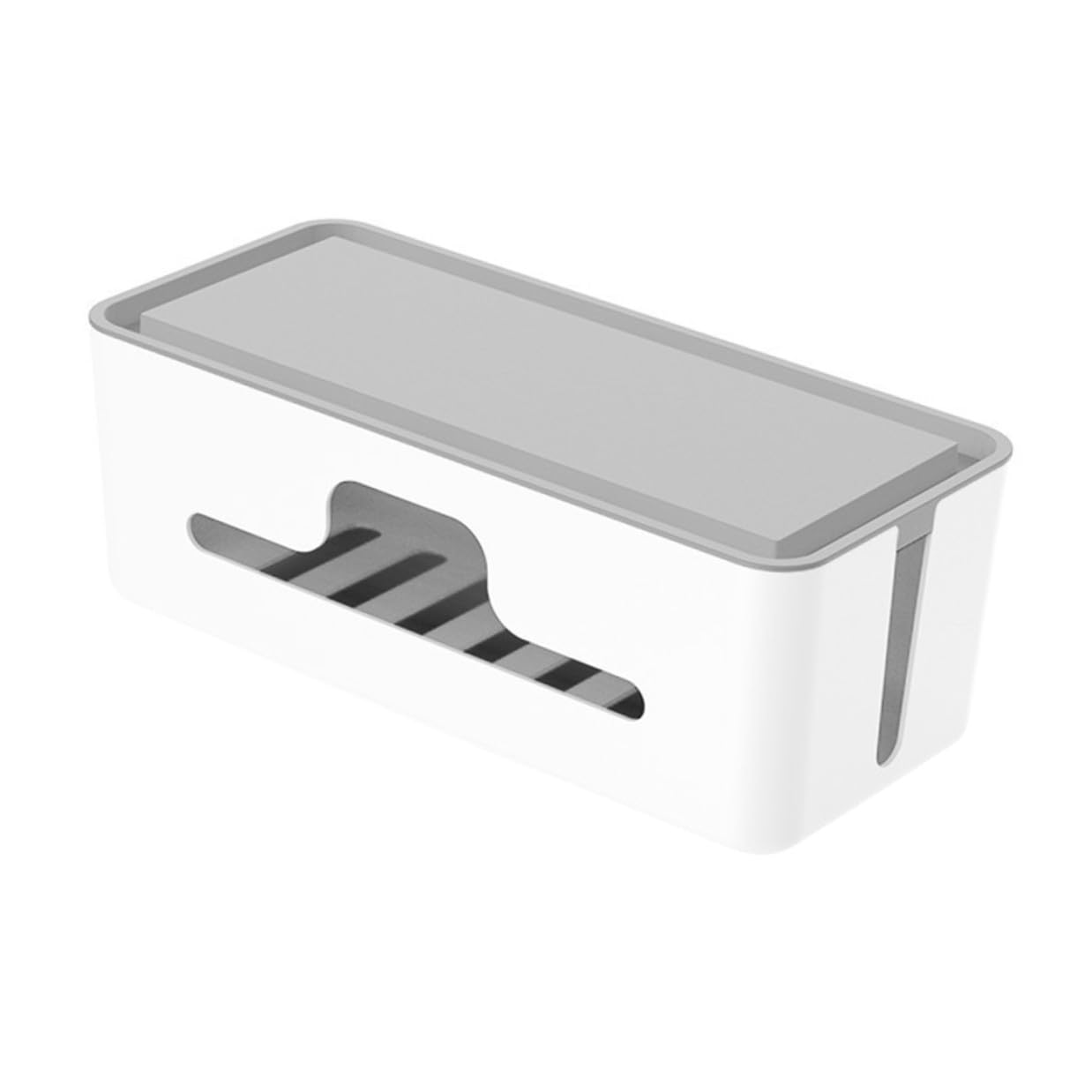 Caja Organizadora de Cables Almacenamiento Práctico y Antideslizante para Regletas y Enchufes Protección Segura para Mascotas Ventilación para Uso Doméstico y Oficina