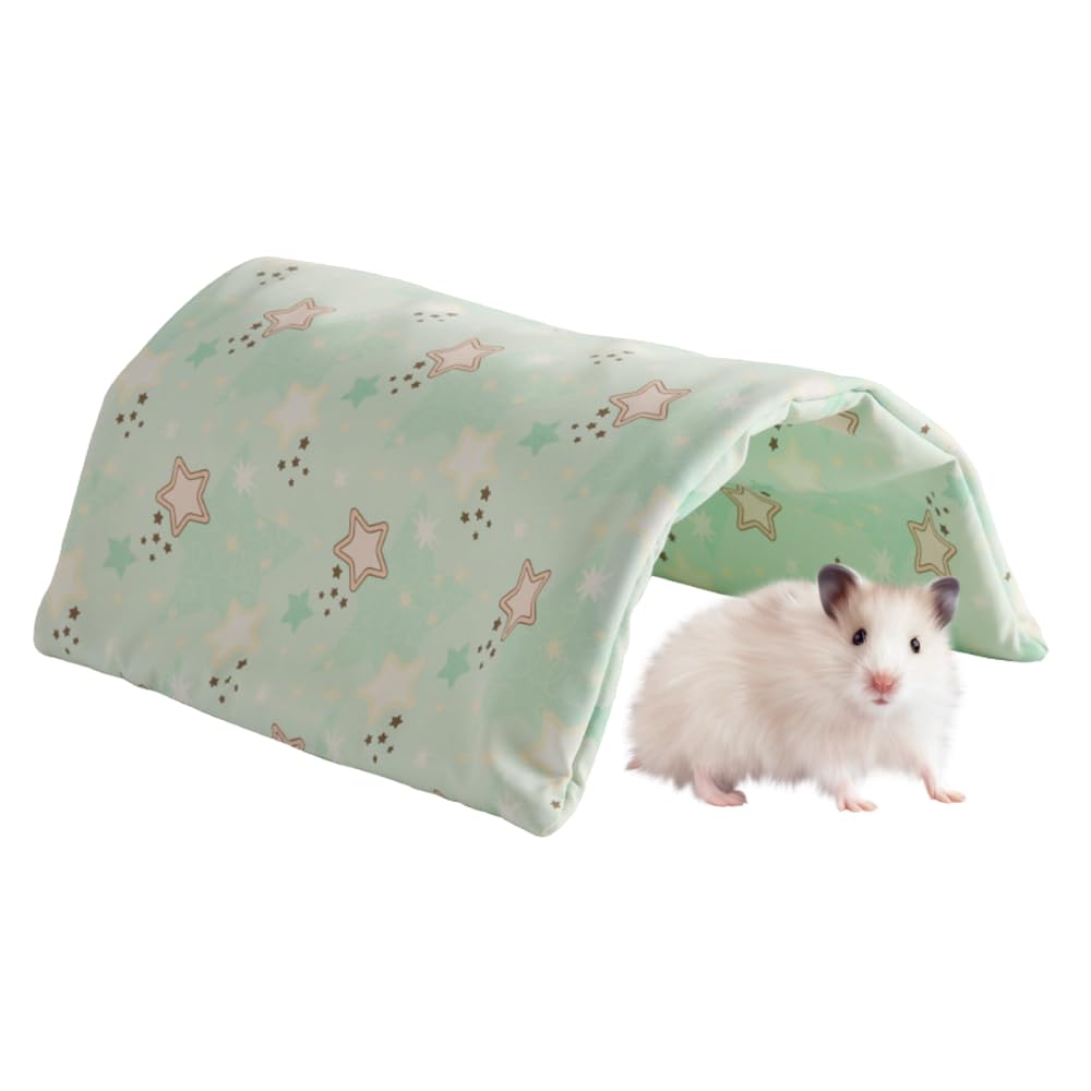 Guinea Pig Tunnel, Foldable Hamster Hideout Waterproof Small Animal Tunnel for Rabbit Bunny Chinchilla Ferret Rat Hedgehog