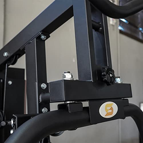 Estação de Musculação para Academia Profissional Multi funcional 80kg Torre de Peso Leg Press Puxada