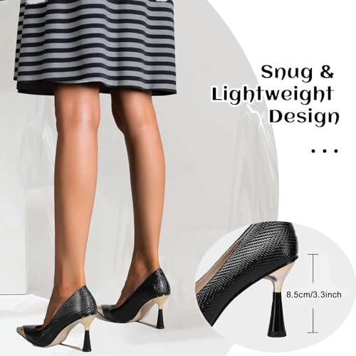 LingxiaUne Pumps for Women Pointed Toe Stiletto High Heels Ideal for Business Office Dress Weddings Fashion Events and Dance Parties Elegant Footwear for The Modern Woman2
