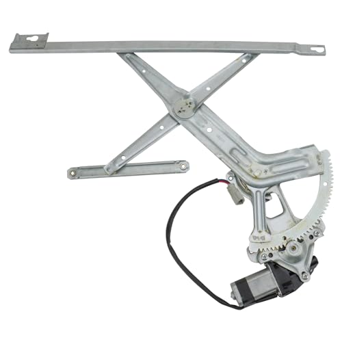 Image of TRQ Front Right Power Window Regulator & Motor Assembly Passenger Side Compatible with 1990-1993 Honda Accord HO1351103