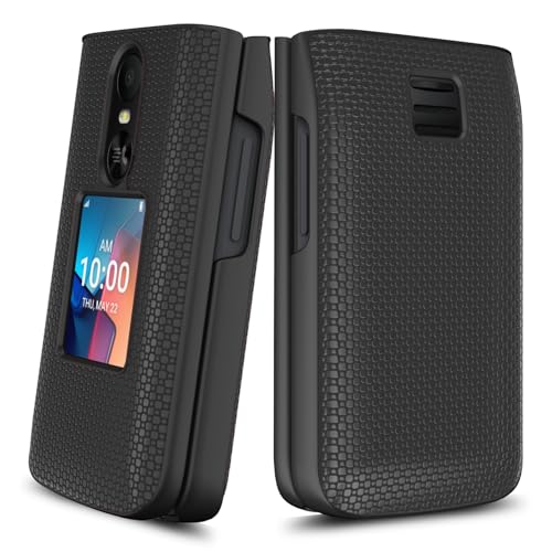 Mocotto for TCL Flip 4 5G/T440 (2025) Phone case with Screen Protector Slim Hard Shell Protector Cover (Black) by Mocotto - Used condition - Image 6