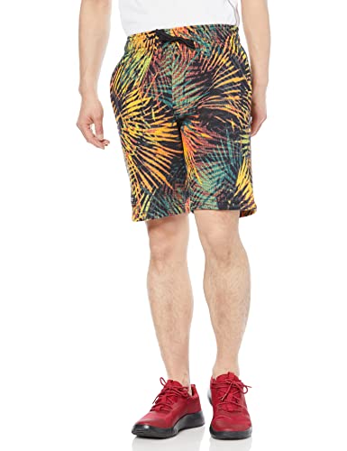 Under Armour Men's Rival Fleece Sport Palm Shorts Gold/White Large #TOP23