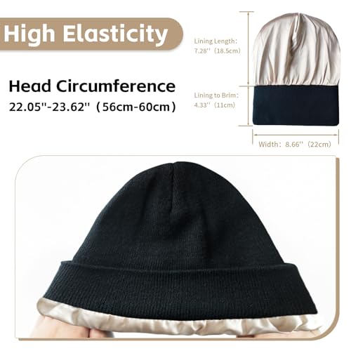 Image of Winter Beanie Acrylic Knit Cuffed Plain Hats Skull Cap Warm Beanies for Men Women