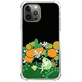 Frog Drinking Coffee Case Compatible with iPhone 13 Pro, Hippie Cute Cool Frog Case for iPhone 13 Pr