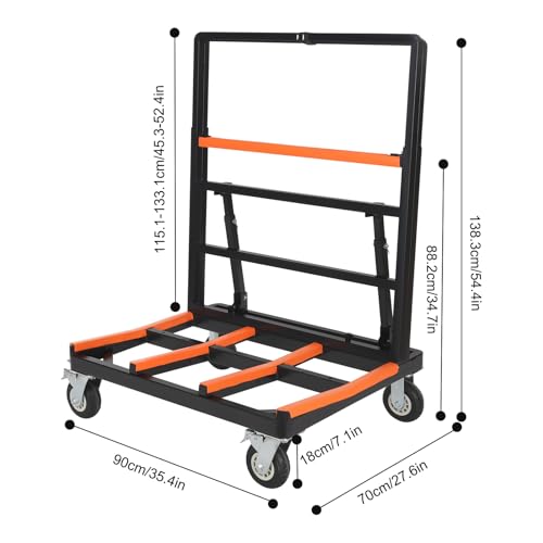 Carretilla Plegable para Paneles de Yeso 2200 lbs miniatura 3