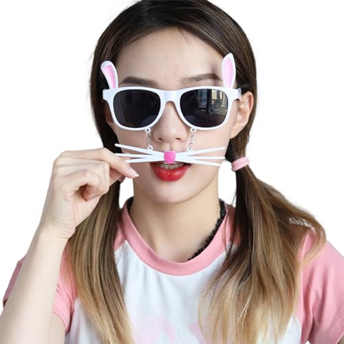 [���̎���] Glasses Easter Party Costume Pretend Eyewear Fun Punk Photo Props Cool Glasses Nightclub Party Glasses for Kids