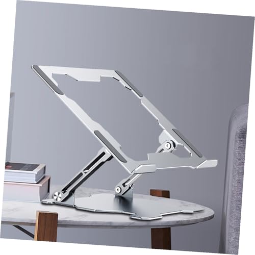 Soporte ajustable para portátil metálico plateado miniatura 7
