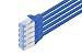 Produktbild DIGITUS LAN Kabel Cat 5e - 10m - 5 Stück - RJ45 Netzwerkkabel - SF/UTP Geschirmt - Kompatibel zu Cat-6 & Cat-6A - Blau